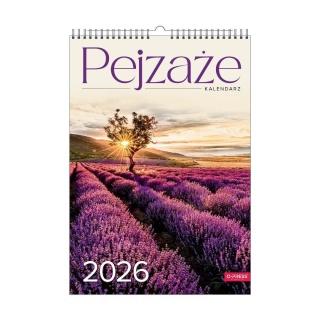 KALENDARZ ŚCIENNY A3 PEJZAŻE 2026