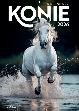 KALENDARZ ŚCIENNY A4 KONIE 2026