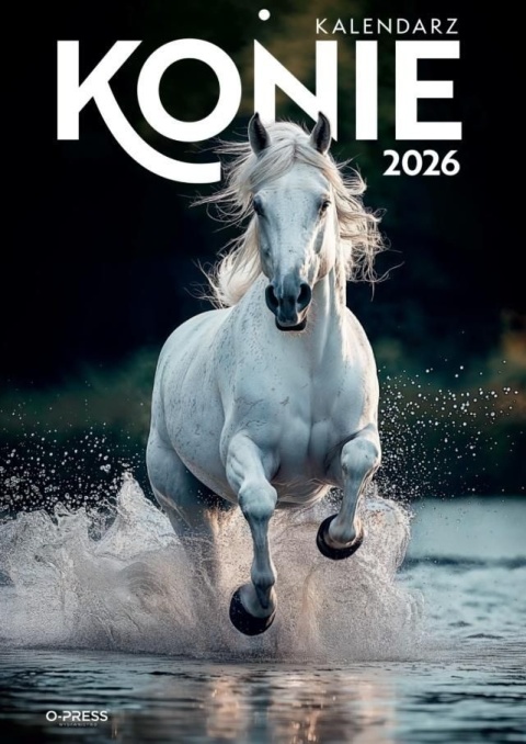 KALENDARZ ŚCIENNY A4 KONIE 2026