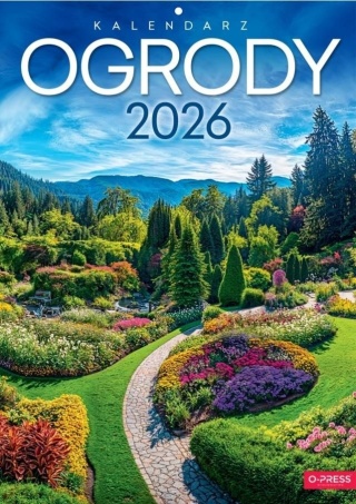 KALENDARZ ŚCIENNY A4 OGRODY 2026