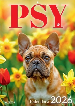 KALENDARZ ŚCIENNY A4 PSY 2026