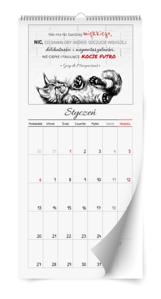 KALENDARZ ŚCIENNY NOTATNIKOWY 2026