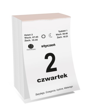 KALENDARZ VADEMECUM DOMOWE 2026 ZDZIERAK