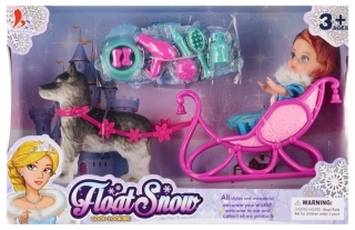 KARETA+AKC PIES Z ZAPRZĘGIEM 25X16X8 MC