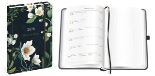 Kalendarz książ.A5 192 Mat+UV Fiori 26