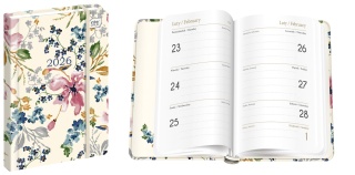 Kalendarz książ.A6 192 Mat+UV Blossom 26