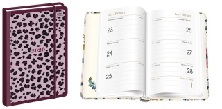 Kalendarz książ.A6 192 Mat+UV Pattern 26