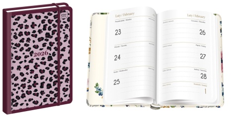 Kalendarz książ.A6 192 Mat+UV Pattern 26