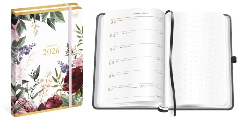 Kalendarz książk.A5 192 Metal.Savage 26