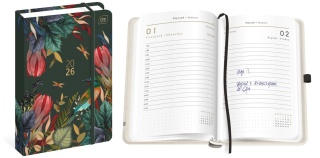 Kalendarz książk.A5 384 Metal.Savage 26