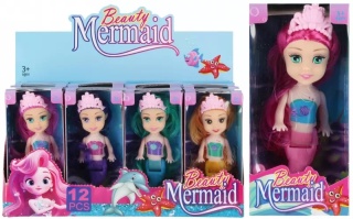 LALKA 12CM SYRENKA 6X13X4 MIX4MC DISP 12 360 720