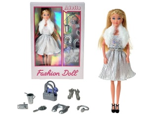 LALKA 29CM +AKCESORIA (ZGINALNE NOGI)