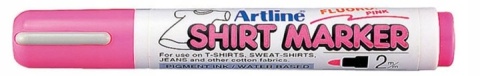 MARKER ARTLINE T-SHIRT RÓŻOWY FLUO