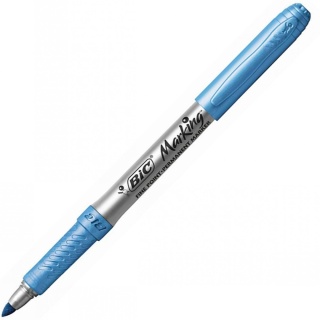MARKER PERMANENTNY FOLIOPIS NIEBIESKI METALLIC BIC
