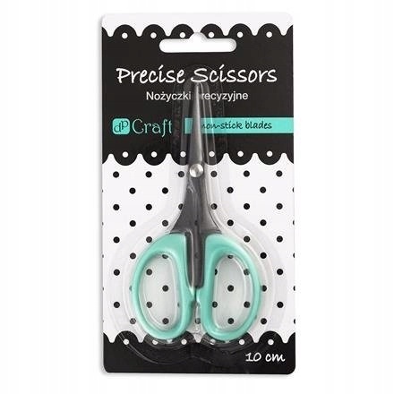NOŻYCZKI PRECYZYJNE 10CM DO PRAC KREAT. NON STICK