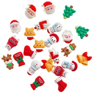 OZDOBY GWIAZDKOWE 3D 10SZT. CHRISTMAS CANDY