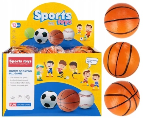 PIŁKA MIĘKKA 10CM KOSZYKOWKA MC (12)