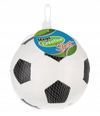 PIŁKA MIĘKKA 18CM NOŻNA MC SIATKA