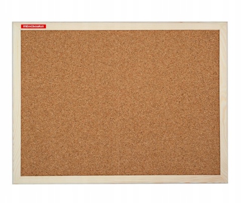 TABLICA KORKOWA 60X40 W DREWNIE AMEX