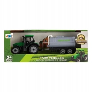 TRAKTOR Z PRZYCZEPĄ+AKC 22X9X6 MIX4 MC