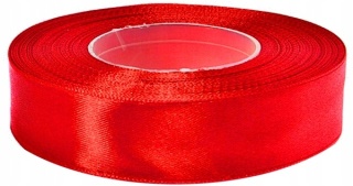 Wstążka sat.czerwona 38mm/32m 1szt