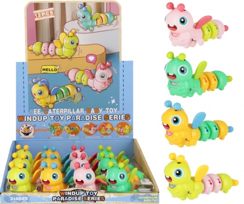 ZABAWKA NAKRĘCANA ROBACZEK 14CM MC (12)