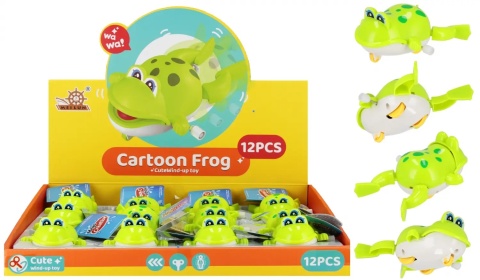 ZABAWKA NAKRĘCANA ŻABKA 11CM MC (12)