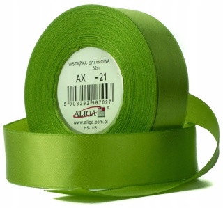 # Wstążka sat.groszkowa 6mm/32m 4szt. AX06-21