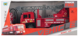 AUTO STRAŻ POŻARNA ZDALNIE STEROWANA 40X18X14 MC