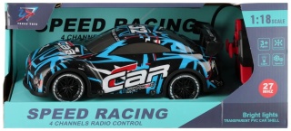 AUTO WYŚĆIGOWE ZDALNIE STEROWANE 30X14X13 MC