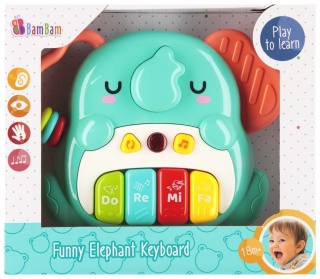 BAM BAM PIANINKO SŁONIK B/O 19X17X5