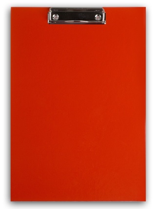 DESKA Z KLIPEM A4 CZERWONA PENMATE