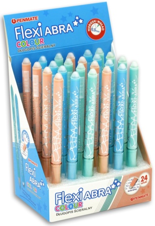 Penmate długopis wymazywalny Flexi Abra Pastel niebieski tusz 1 sztuka