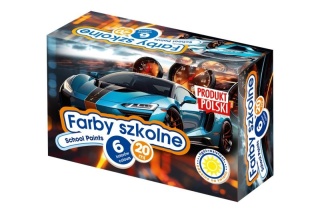 Farby 6 kolorów - Samochody AS