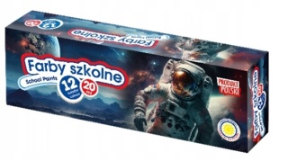 Farby szkolne Auta 12kol.20 ml