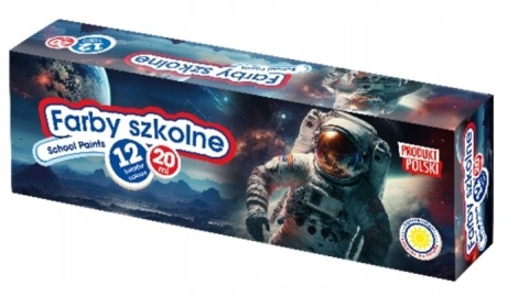 Farby szkolne Auta 12kol.20 ml