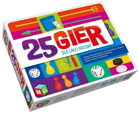 GRA DLA CAŁEJ RODZINY "25 GIER" MULTIGRA