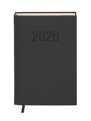 KALENDARZ KSIĄŻKOWY COLORFIX A5 DNS CZARNY 2026
