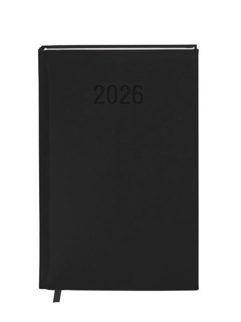 KALENDARZ KSIĄŻKOWY COLORFIX A6 TDW CZARNY 2026