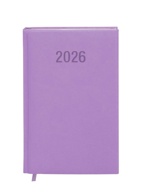 KALENDARZ KSIĄŻKOWY COLORFIX A6 TDW LILIOWY 2026
