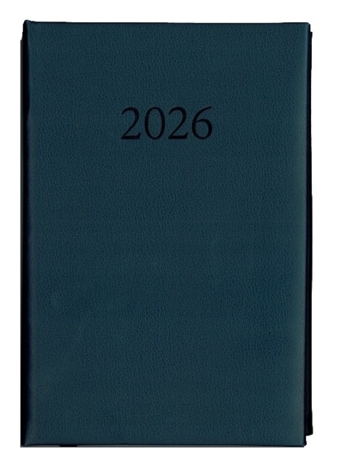 Kalendarz książkowy dzienny A5 Neptun 2026 336 stron 143x211 mm