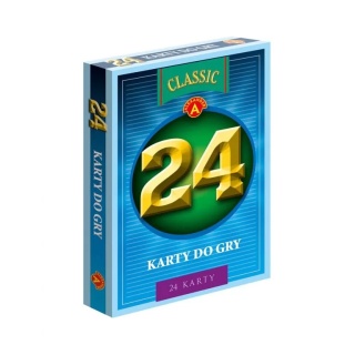 KARTY DO GRY 24SZT PLASTIK CLASSIC