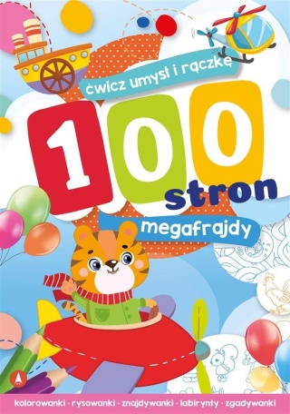 KSIĄŻECZKA ĆWICZ UMYSŁ I RĘKĘ 100STR MEGAFRAJDY