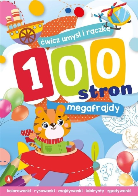 KSIĄŻECZKA ĆWICZ UMYSŁ I RĘKĘ 100STR MEGAFRAJDY