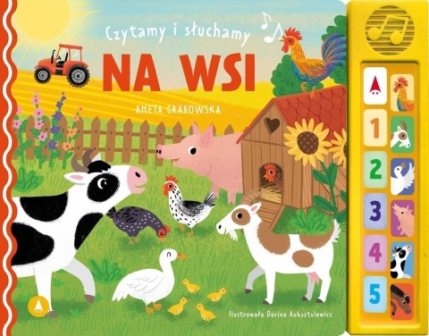 KSIĄŻECZKA DŻWIĘK. CZYTAMY I SŁUCHAMY-NA WSI