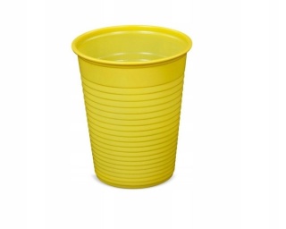 KUBEK 200ml DOPLA ŻÓŁTY 100szt