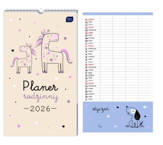 Kalendarz plan.rodzinny 25x43 Piccolo 26