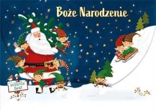 Karnet Z KIESZONKĄ BN MIKOŁAJ Z ELFAMI