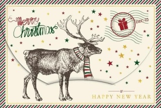 Karnet Z KIESZONKĄ BN RENIFER