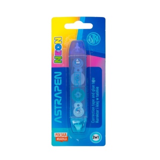 Korektor i klej w taśmie 2w1 ASTRAPEN Neon Line -